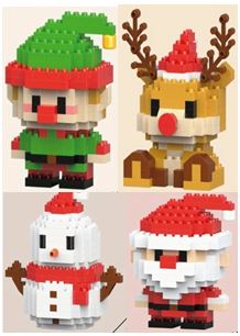 Christmas Characters Building Blocks