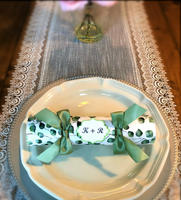 wedding cracker, eucalyptus wedding favour