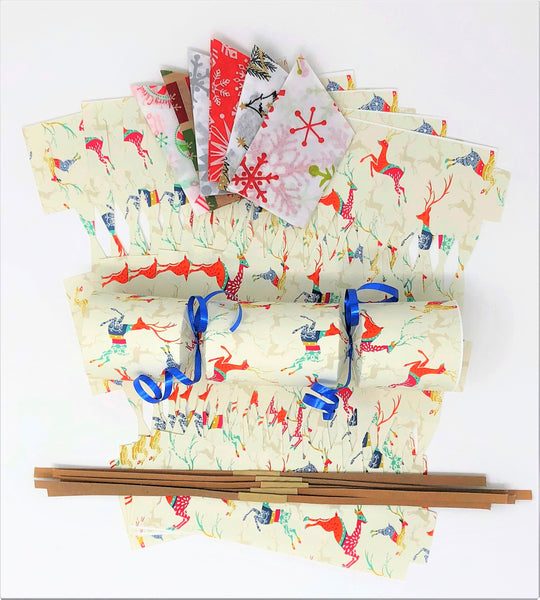 DIY Christmas Cracker Kit- Colorful Reindeer
