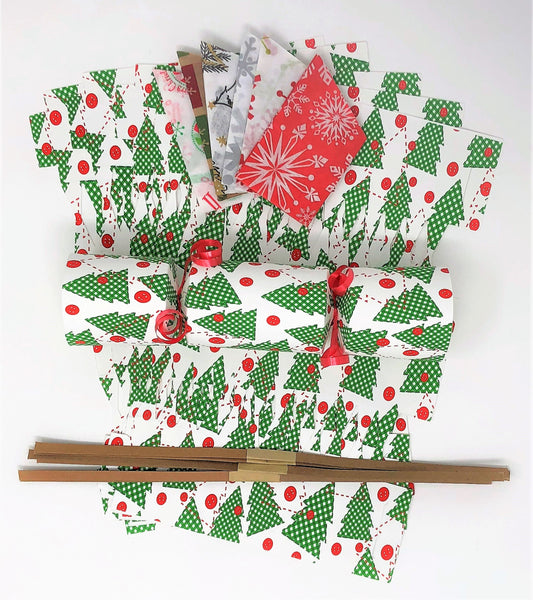 DIY Christmas cracker kit- Trees & Buttons
