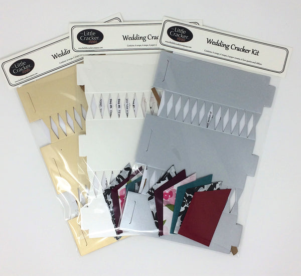 Wedding Cracker Kit- Please contact us prior to ordering for selection of prints.