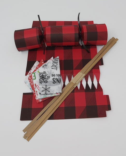Christmas Cracker Kit - Buffalo Plaid