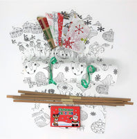 Colour Your Own Christmas Crackers kit DIY